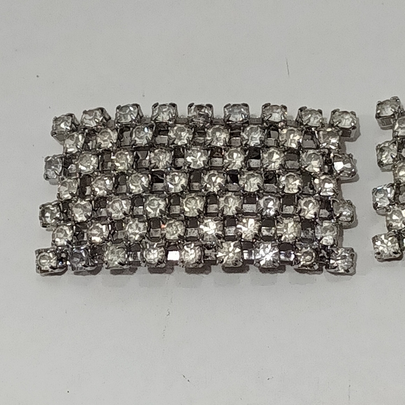 Vintage Musi Rhinestone Shoe Clip Set of 2 - Picture 2 of 6